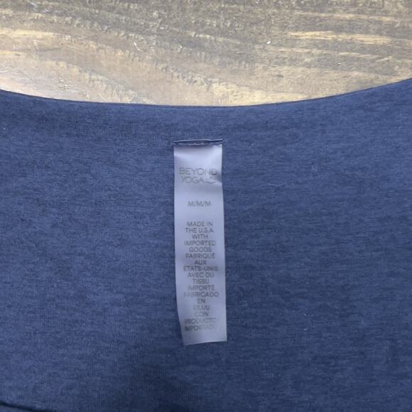 Beyond Yoga Featherweight At The Ready Square Neck Dress in Navy Size Medium - Picture 5 of 8